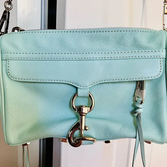 Rebecca Minkoff Crossbody Bag - Mint Green - Picture 1 of 5